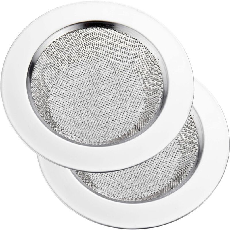 Image of 2-Piece Kitchen Sink Strainer, Stainless Steel&hellip;