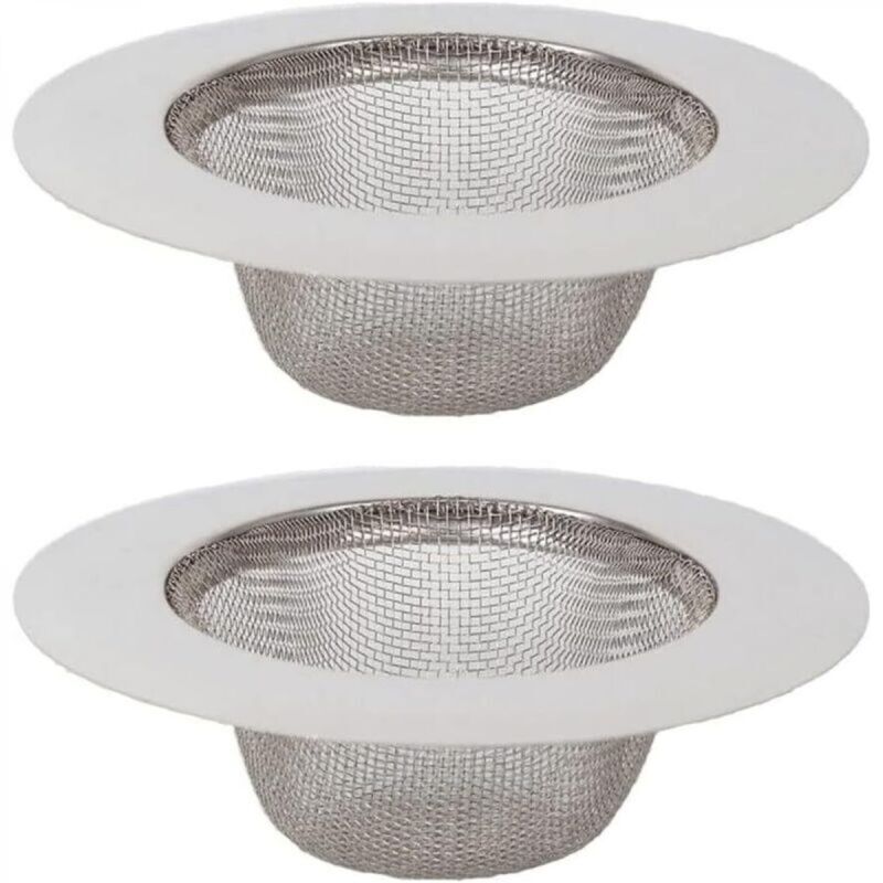 Image of 2-piece kitchen sink strainer, stainless steel&hellip;