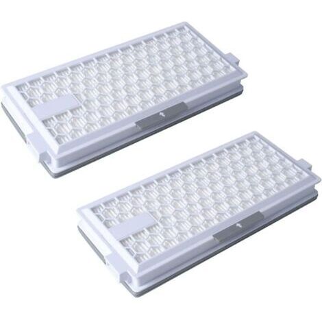 2 Pièce SF-HA50 Filtre HEPA Airclean 50 Compatible avec Mi-ele Series Complete C3 C2 Compact C1 C2 S8340 S6240 S5211 S8000 S6000 S5000 S4000 Aspirateur