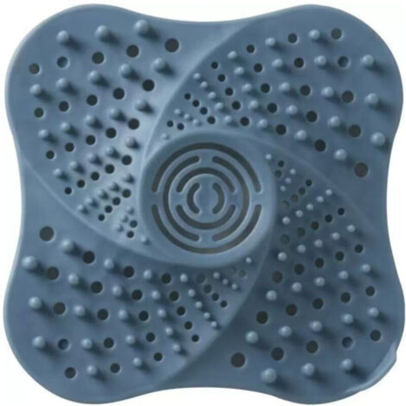 Image of 2-Piece Shower Hair Catcher (Blue) with&hellip;