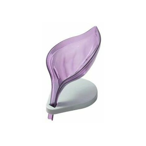 2 Piece Soap Dish, Foil Soap Dish, Drain Soap Box, Suction Cup Soap Dish, No Drill Soap Dish Reusable Self Adhesive Soap Dish For Bathroom And Kitchen Purple