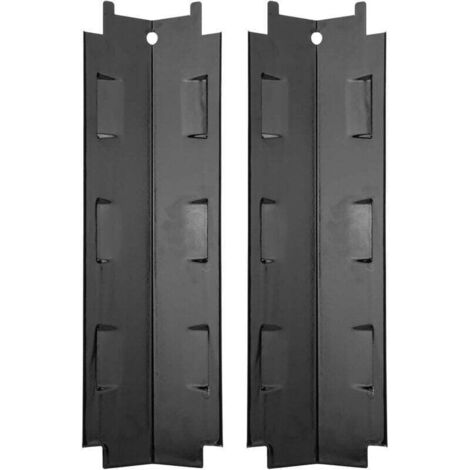 2-Piece Stainless Steel Gas Grill Heat Plate Barbecue Parts, Flavorizer Bar Burner Protective Grid