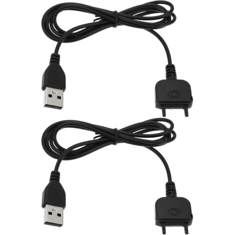 2-Piece USB Charging Cable Compatible with Sony Ericsson K770i K790 K790i K800 K800i K810 K810i