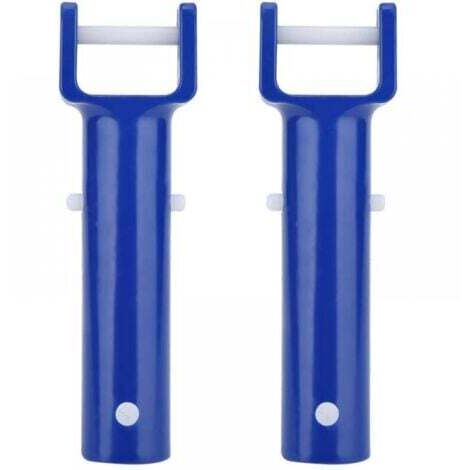 2 pièce V - clip Blue Swimming Pool V shape clip outil de nettoyage de piscine accessoires