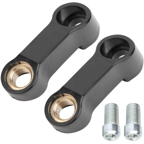 2 pièces 0.4in M10 moto miroir Riser entretoises adaptateur d'extension accessoire universel