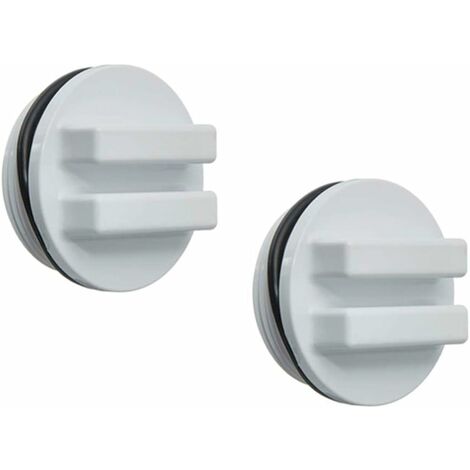2 Pièces 1. 5 Filetée Retour Ligne Hivernage Plug Filtre Bouchon de Vidange pour Hiver Piscines Pendant Hiver Et pour Piscine Spa Filtre Bouchon de Vidange，Starlight