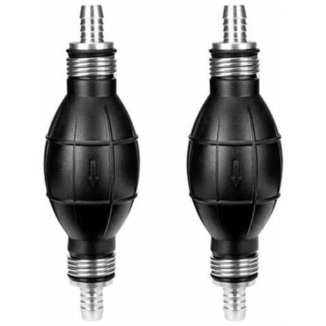 2 Pièces 10mm Poire D'Amorcage Carburant Pompe à Main Transfert Liquide l'eau Pompe à Tuyau de Siphon Essence Gaz Aquarium Pompe Aspiration