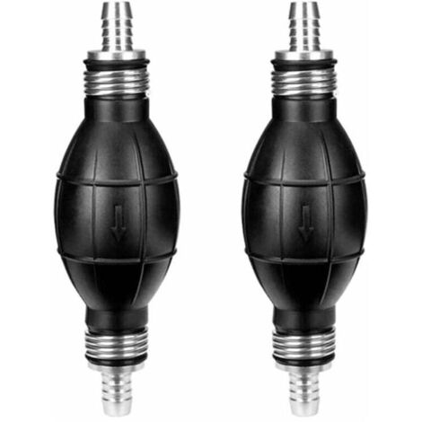 2 Pièces 10mm Poire D'Amorcage Carburant Pompe à Main Transfert Liquide l'eau Pompe à Tuyau de Siphon Essence Gaz Aquarium Pompe Aspiration