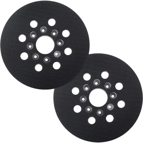 LONGZIMING 2 pièces 125 mm Plateau de ponçage Compatible avec Bos-ch PEX 220 A,GEX 125-1 AE,PEX 220 AE, Skil 7402/7490