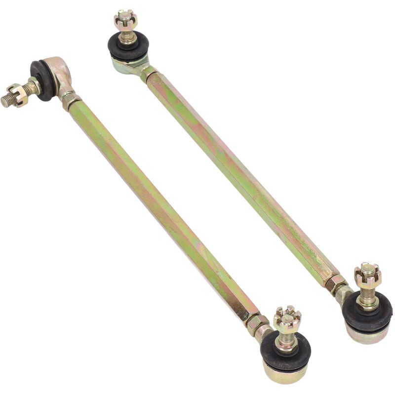 ZY - Jeffergarden 2 pièces 250 mm rotule biellette 10 mm filetage alliage d'acier pour 125 cc Quad Dirt Bike atv Go Kart