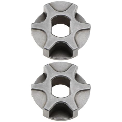 2 Pièces 3/8"pignon de Tronçonneuse Ouverture Cannelée 9mm Engrenage de Guidage Intégré Tronçonneuse Électrique Pièces de Rechange Compatible avec Makita DUC254 DUC204
