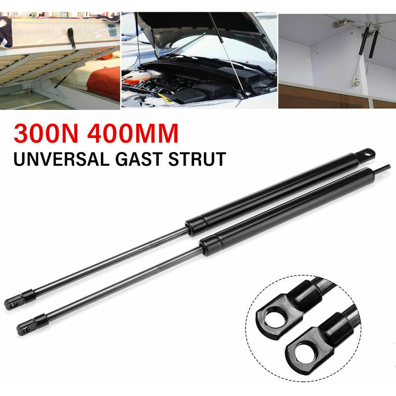 2 pièces 300N 400mm Amortisseur à ressort de support de levage de vérins à gaz de voiture pour modèle de voiture universel