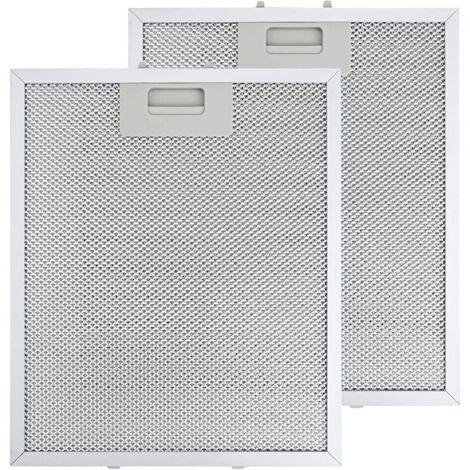 2 pièces 305 x 267 mm Filtre Hotte Aspirante pour Hotte Aspirante AEG Blancs Grande Capacité de Stockage d'huile Résistance aux Hautes Températures Pièce de Rechange 5 Couches