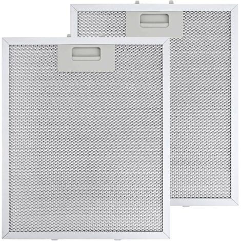 2 pièces 310mm x 250mm Filtre Hotte Aspirante pour Hotte Aspirante AEG Blancs Grande Capacité de Stockage d'huile Résistance aux Hautes Températures Pièce de Rechange 5 Couches