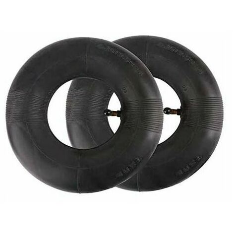 2 Pieces 4.10/3.50-4 Inch Series Inner Tube Tire for Hand Truck, Trolley, Hand Cart, Garden Cart, Lawn Mower, Replacement Tube 4.10-4