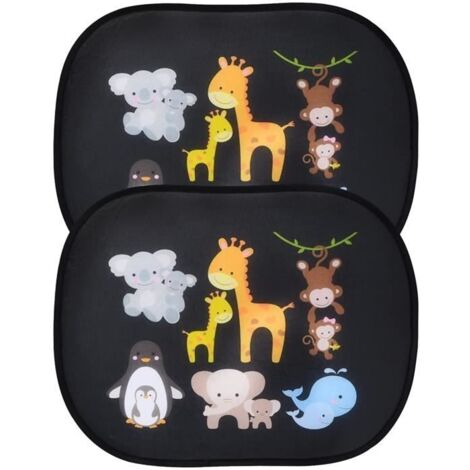 2 Pièces 44x36cm Pare-Soleil Voiture Bébé, Pare-Soleil Fenêtre de Voiture, Protection UV Filet De Protection Solaire pour Voit[142]