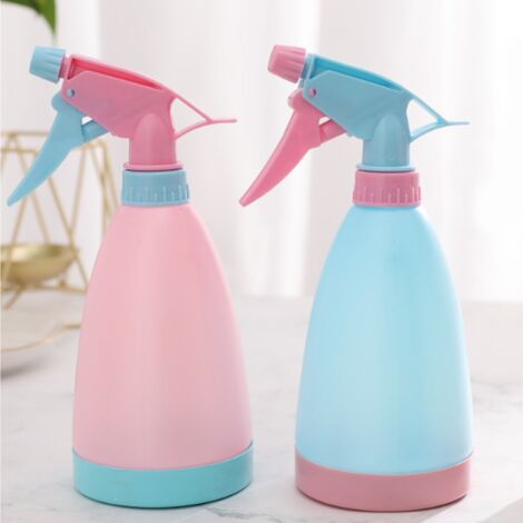 2pcs Vaporisateur Bouteilles, Pulverisateur Vide en Plastique, Brumisateur  Rechargeable à Pompe, Flacon Spray Vide, Pulverisateur Eau pour Jardin,  Cheveux, Plantes, Bleu, Rouge, 500ML