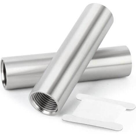 2 pièces 50mm 1 "x 1" mâle BSP Mamelon Tuyau coulé 304 raccords de tuyauterie en Acier Inoxydable 100mm 1"F-1"F