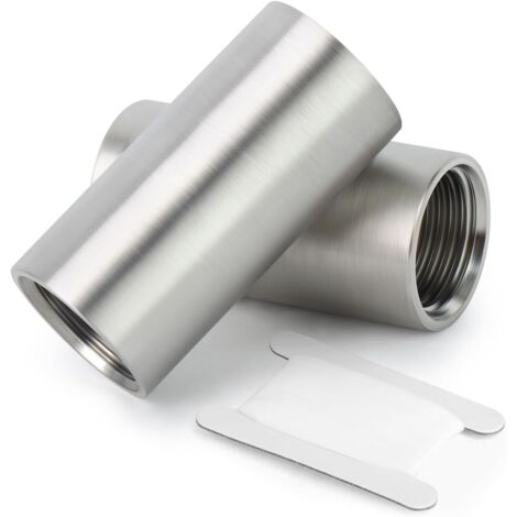 2 pièces 50mm 1 "x 1" mâle BSP Mamelon Tuyau coulé 304 raccords de tuyauterie en Acier Inoxydable 3/8"F-3/8"F