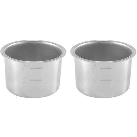 2 pièces 51mm 4 tasses filtre filtre remplacement panier pour café sans fond porte-filtre pour EC680 / EC685 espresso