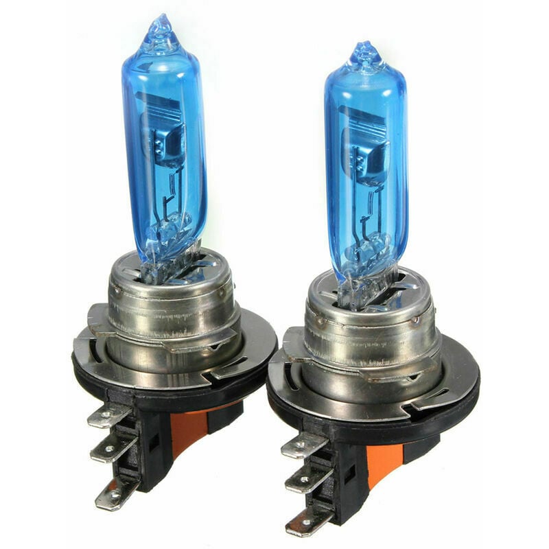 Trimec - 2pcs 55W H15 Xenon White Front Daytime Running Light hid Bulb for MK6 MK7 - White Car Lighting