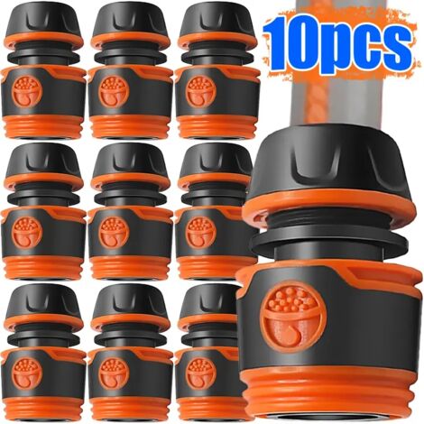 (2 pièces, A - 4 points) Raccord rapide pour tuyau d'arrosage, rallonge de robinet, joint de raccordement pour tuyaux d'arrosage de jardin, raccords fixes
