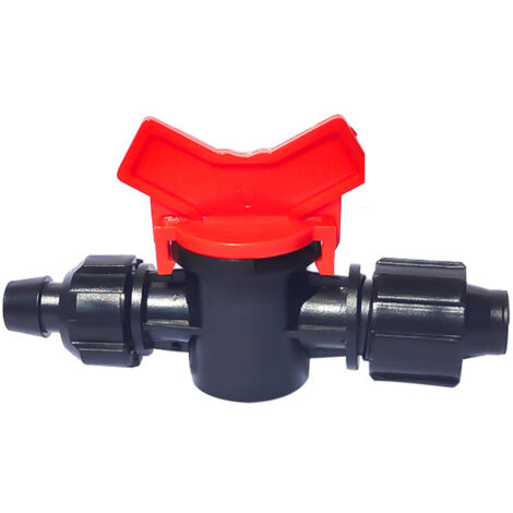 2 pièces, accessoires d'arrosage, buses de 16 mm pour système d'irrigation goutte-à-goutte – Compatibles tuyaux 16 mm, débit réglable, pour jardin, serre, balcon, connexion rapide
