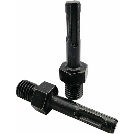 2 Pièces Adaptateur 5/8-11 Filetage Mâle à SDS Plus Femelle pour Meuleuse Perceuse Forage