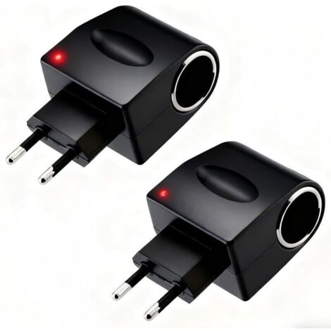 Prise Allume Cigare 12v Swetup Adaptateur Allume Cigare Prise Secteur, AC à DC Adaptateur Converter 220V à 12V, 120W Adaptateur Allume-cigare 230V Vers 12V 10A