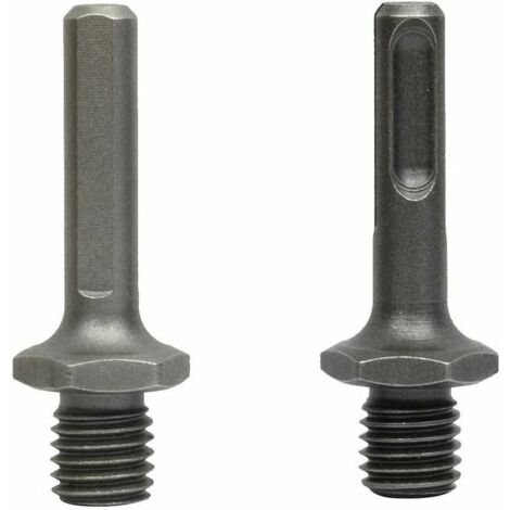 2 Pièces Adaptateur M14 Filetage Mâle à Fem et triangle Fem pour Meuleuse Perceuse Forage,