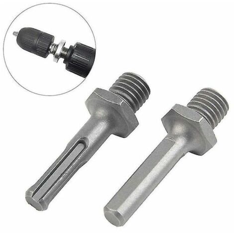 2 Pièces Adaptateur M14 Filetage Mâle À Sds Plus Triangle Fem Et Fem Pour Perceuse Meuleuse