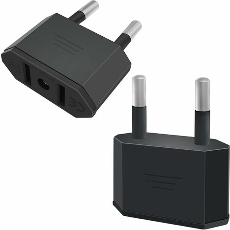 3pcs Fr To Us Adaptateur Convertisseur European Plug To American Plug pour  connecter des appareils Français France