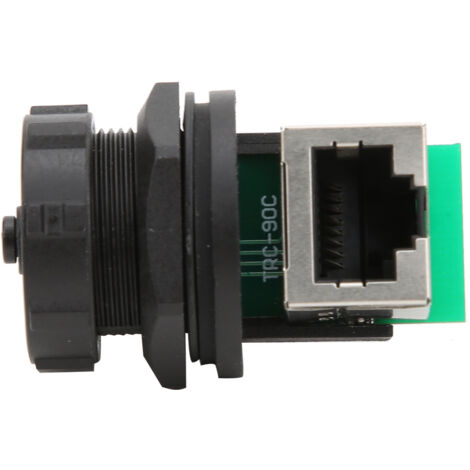 2 Pièces Adaptateur RJ45 Double Prise 90° Étanche Extérieur Coupleur Ethernet