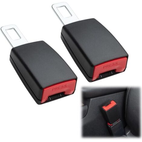 2 Pièces Adaptateurs de Ceinture de Sécurité, Accessoires Voiture, Accessoires de Sécurité pour Siège de Camion, Adaptés à la Plupart des Voitures