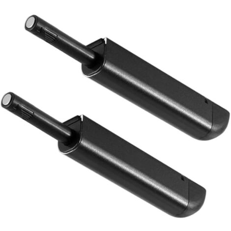 2 Pièces Aimant Poussoir Porte Placard Loquet Magnetique Loquets à Poussoir Magnétiques Poussoir Placard Fermeture Magnétiques pour Armoire-Noir