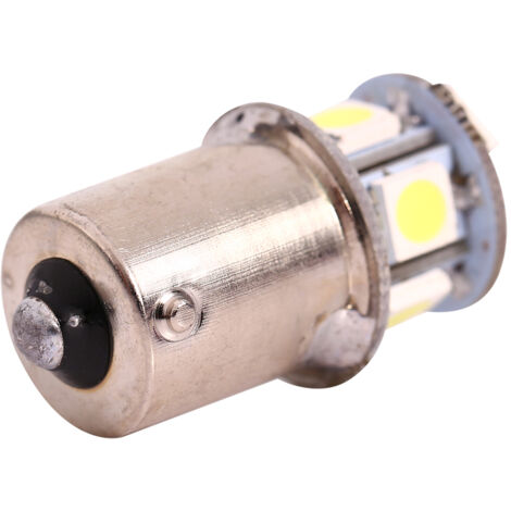 2 pièces Ampoules LED BA15S R5W 1156 5050 8SMD pour Feux Stop Voiture Blanc