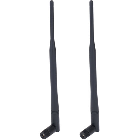 2 Pièces Antenne 4G 12dbi Haute Gain SMA Mâle Omnidirectionnelle Pliable pour Routeur