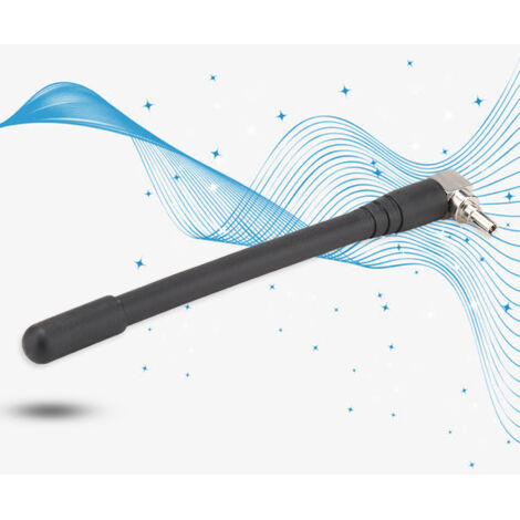 2 Pièces Antenne 4G LTE 3DBi avec Connecteur CRC9 Compatible Huawei E3372 E353 E367 E3131 E122 E8278