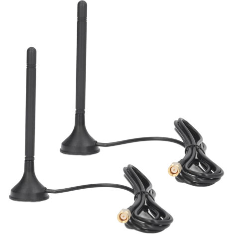 2 pièces Antenne Magnétique XPGSM007 700-2700MHz 3.5dBi pour Routeur 4G, Machine Publicitaire et Distributeur Automatique