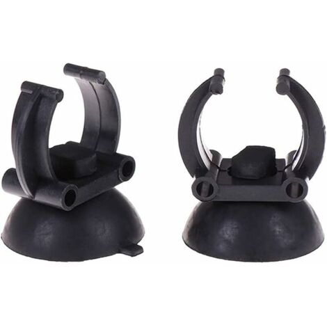 2 pièces Aquarium ventouse ventouse chauffage ventouse Clips supports pour ligne d'air Tube d'oxygène tuyau pompe ventouses acces