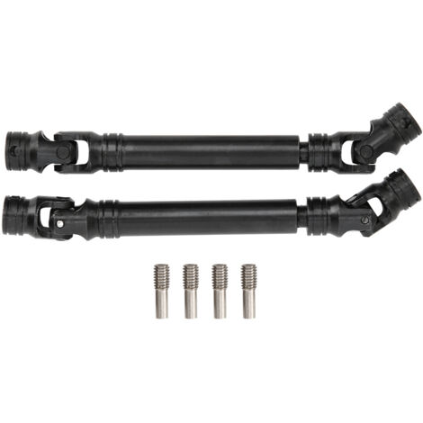 2 Pièces Arbre de Transmission à Canelures Multiples 105-157mm pour Véhicule RC SCX10, Base de Roue 313