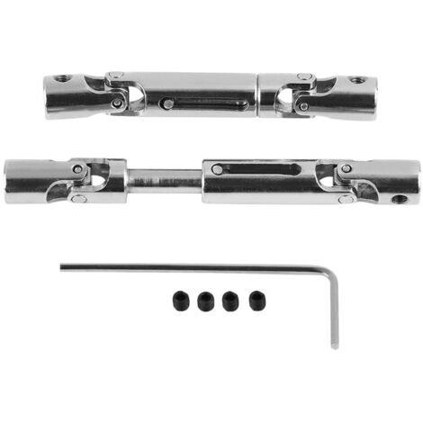 2 Pièces Arbre de Transmission Métallique pour Camion Militaire RC WPL Échelle 1/16, Amélioration et Durabilité
