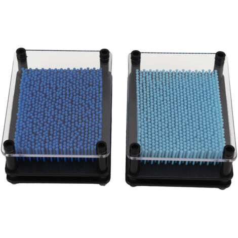 2 Pièces Art d'Épingles 3D Antistress Cadre Solide Décor Bureau Original Cadeau Créatif pour Maison