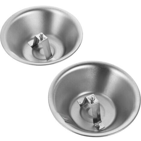 2 pièces Bac Réception Huile Réglable Métal pour Hotte Aspirante Accessoire et Facile à Nettoyer Compatible Cuisine