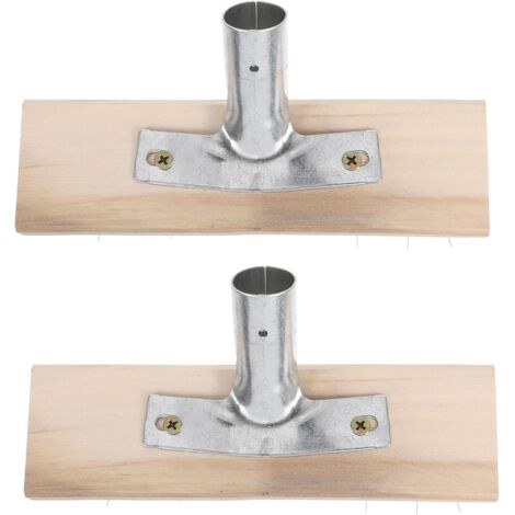 2 pièces Balai Métallique Acier Inoxydable Brosse Sol Poils Durs pour