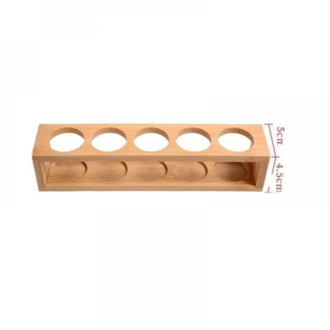 (2 pieces) Bamboo essential oil holder