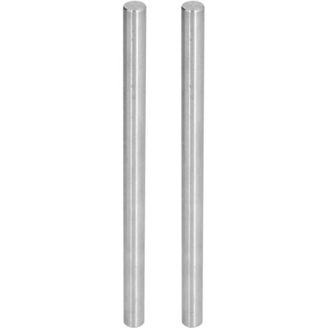 2 Pièces Barre Ronde Fraisage Acier Inoxydable Axe Miniature Outils Robotique 4100‑0012‑0200