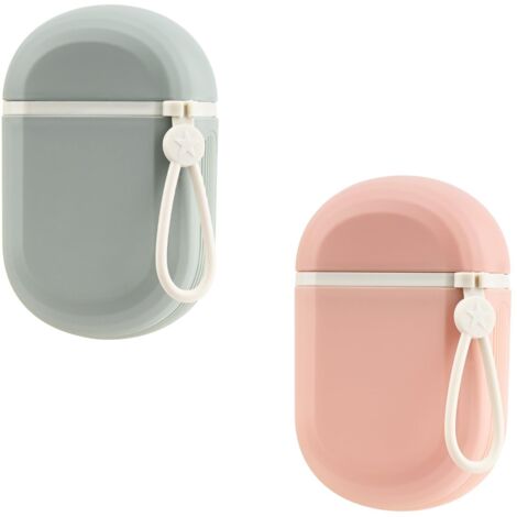 2 Pièces Boite a Savon Voyage, Porte Savon Voyage Étanche, Boite Shampoing Solide avec Couvercle pour Salle de Bain, Salle de Sport, Camping, École (Vert + Rose)