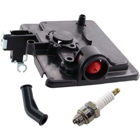 2 pièces Boîtier de filtre à air plaque de base avec bougie d'allumage pour tondeuse Briggs & Stratton Quantum 795259 792040 691753 496116 122000 224815