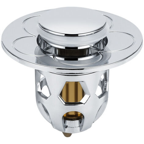 2 Pièces Bonde de Lavabo Universel Pop Up,Bonde de Lavabo Pop-Up avec Filtre Anti-Clogging,Flitre de Vidange Anti-Bloqué